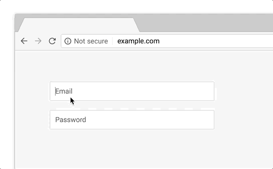 HTTP pages with user input in Chroe after October 2018